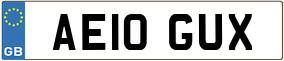 Truck License Plate